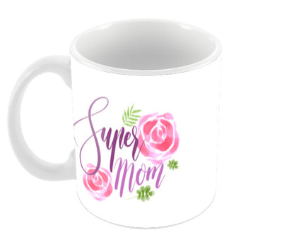 Super Mom Art Mothers Day Coffee Mugs