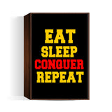 EAT SLEEP CONQUER REPEAT Wall Art