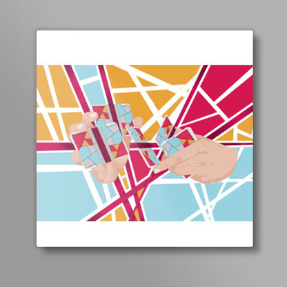 Cardistry Square Art Prints