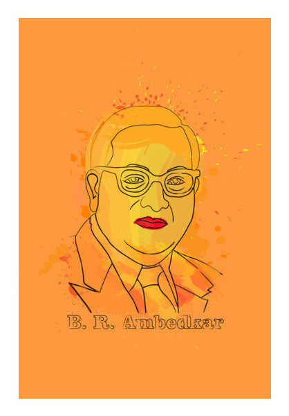 B. R. Ambedkar Art PosterGully Specials