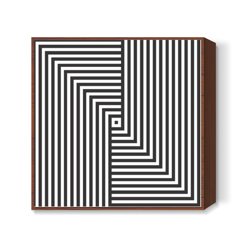 Line Trip Square Art Prints