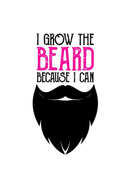 PosterGully Specials, I Grow The Beard Wall Art