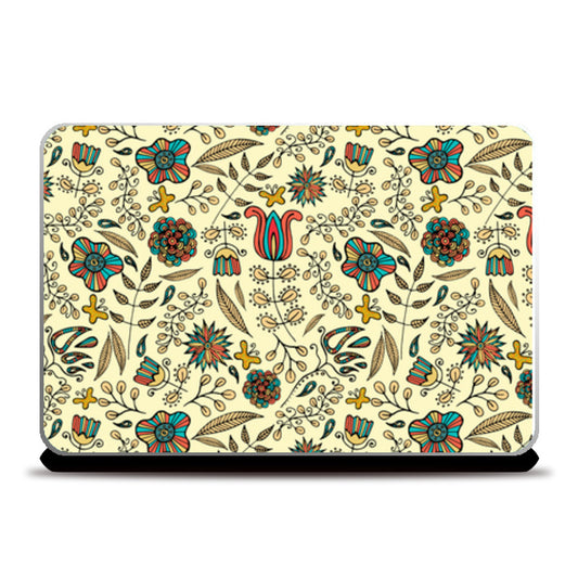 Flowers Pattern Laptop Skins