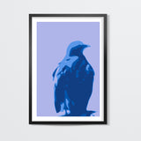 Abstract eagle blue | Artist Keshava Shukla