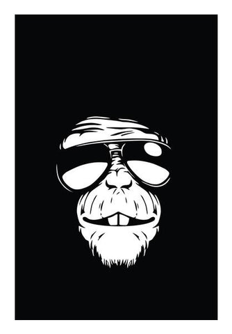 Monkey Glasses Wall Art PosterGully Specials
