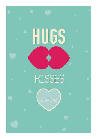 Hugs And Kisses Art PosterGully Specials