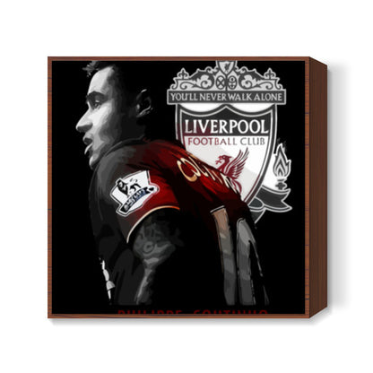 Philippe Coutinho - Liverpool FC Square Art Prints