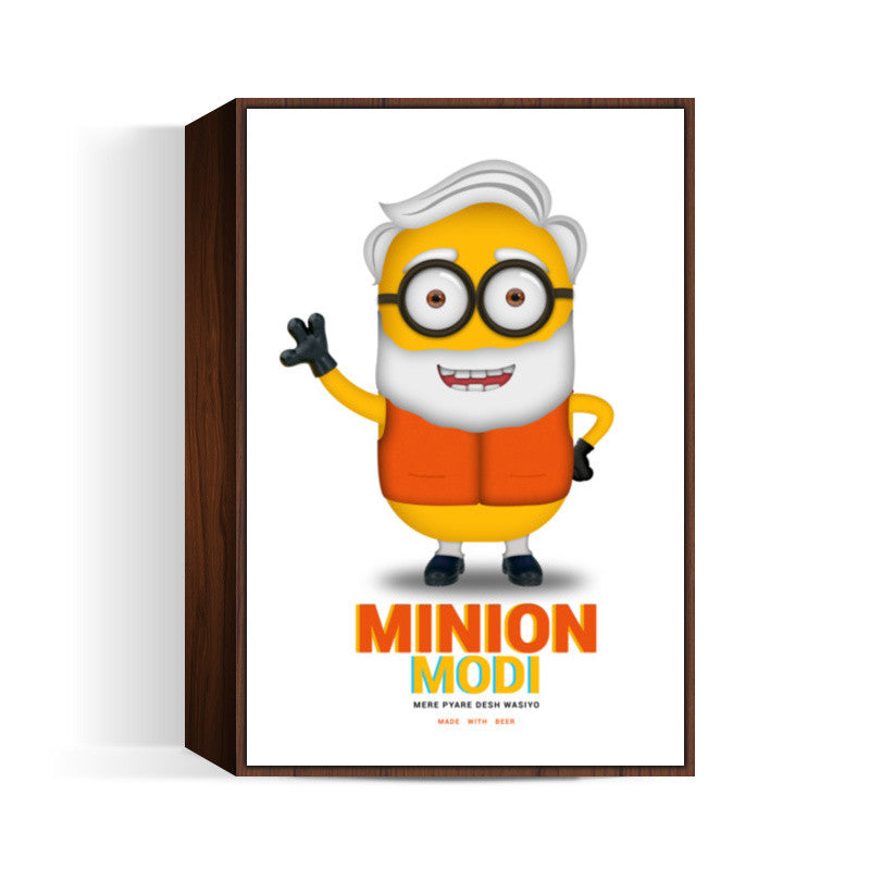 Minion Modi (made with beer) Wall Art