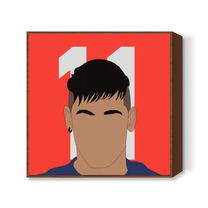 Neymar Jr. 11 | Barcelona | Football Square Art Prints