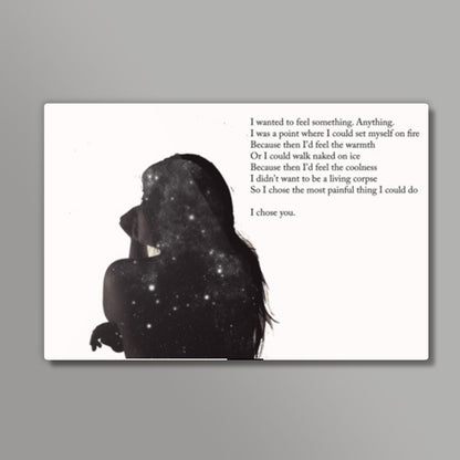 I Chose You Wall Art