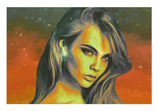 Cara Delevingne Art PosterGully Specials