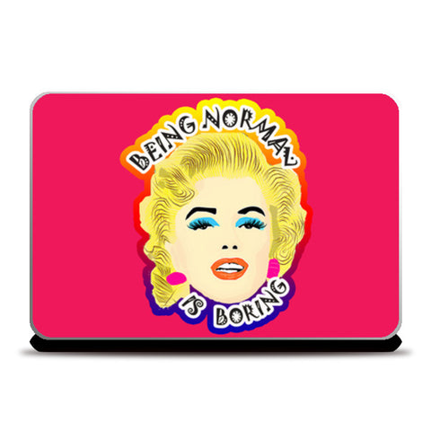 Marilyn Monroe Quote Laptop Skins