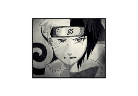 Wall Art, Naruto vs Sasuke