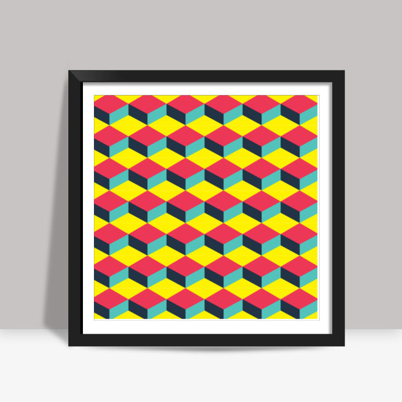 Colors & Patterns Square Art Prints