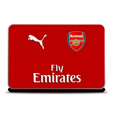 Laptop Skins, Arsenal F.C. Jersey Minimalist Laptop Skins