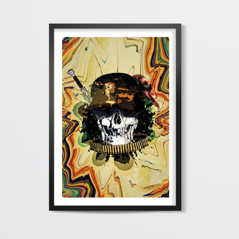 Skull Soldier Wall Art