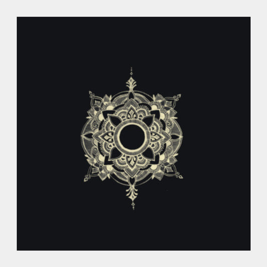 Mandala Design Square Art Prints