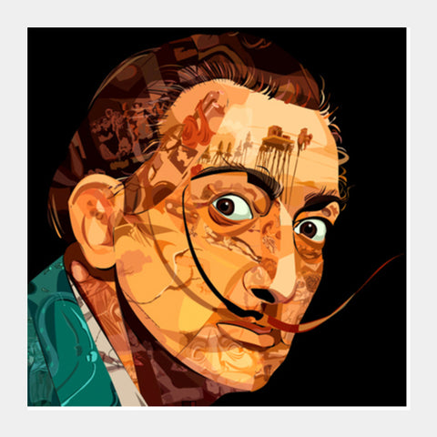 salvador dali Square Art Prints