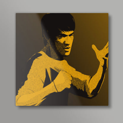 bruce lee Square Art Prints