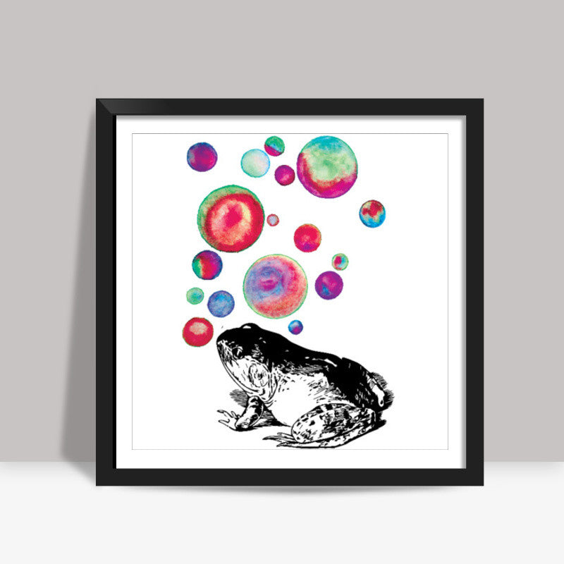 Froggy Bubbles Square | Lotta Farber