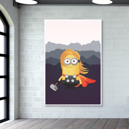 Minion Thor Wall Art