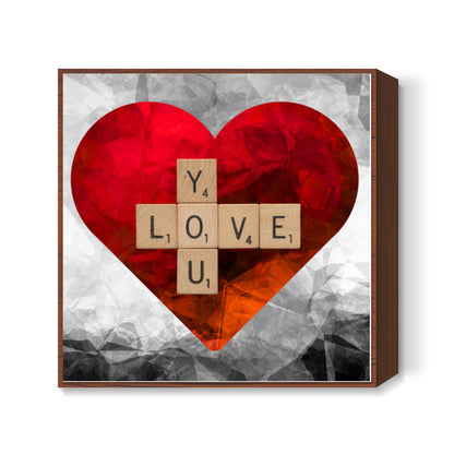 Love Tile Square Art Prints