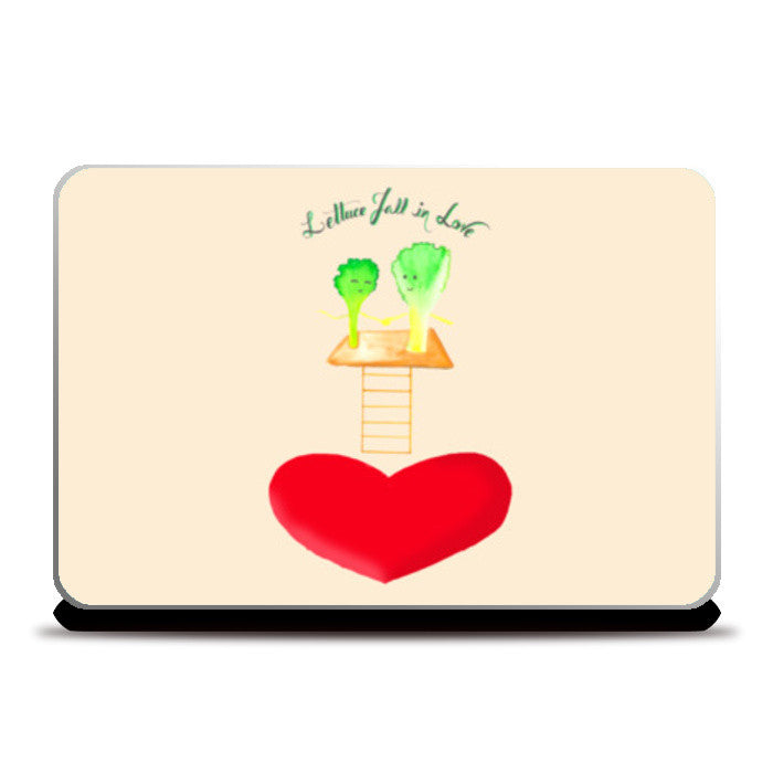 Laptop Skins, Valentine Special- Lettuce Love Laptop Skins