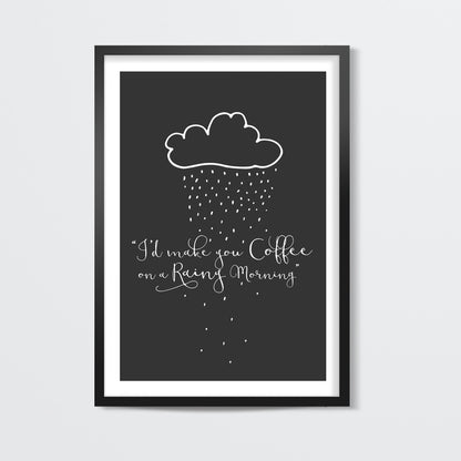 Rainy thoughts Wall Art