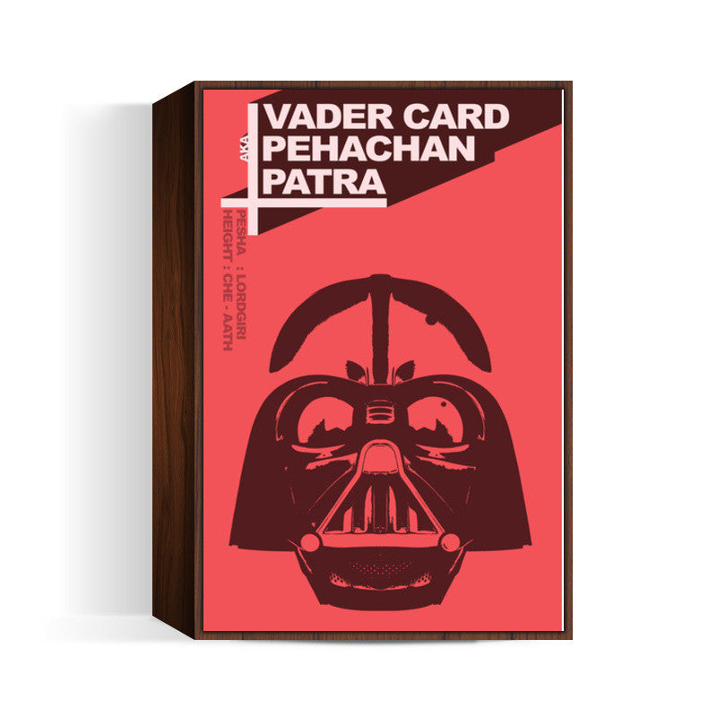 Vader Card Wall Art