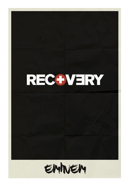 EMINEM-RECOVERY MINIMAL ALBUM ART Wall Art