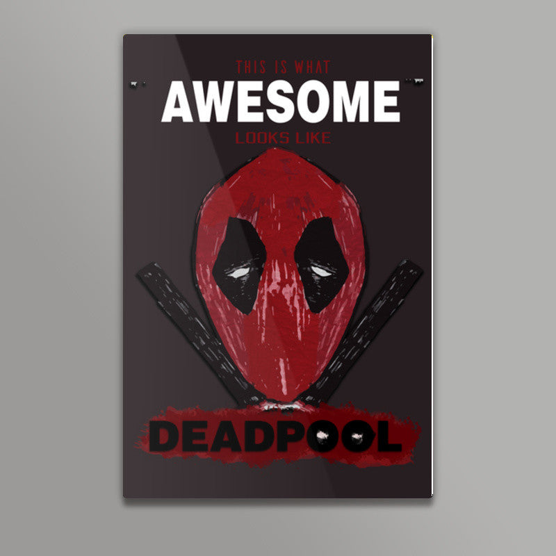 Deadpool Looks Wall Art