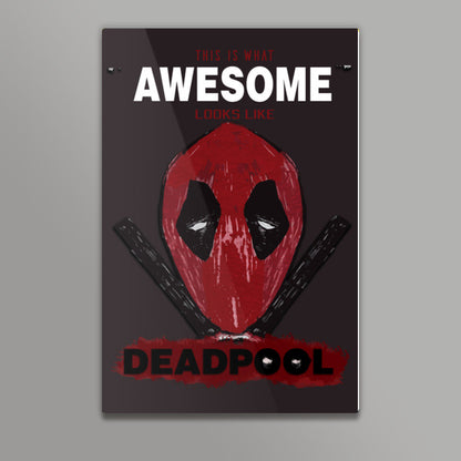 Deadpool Looks Wall Art