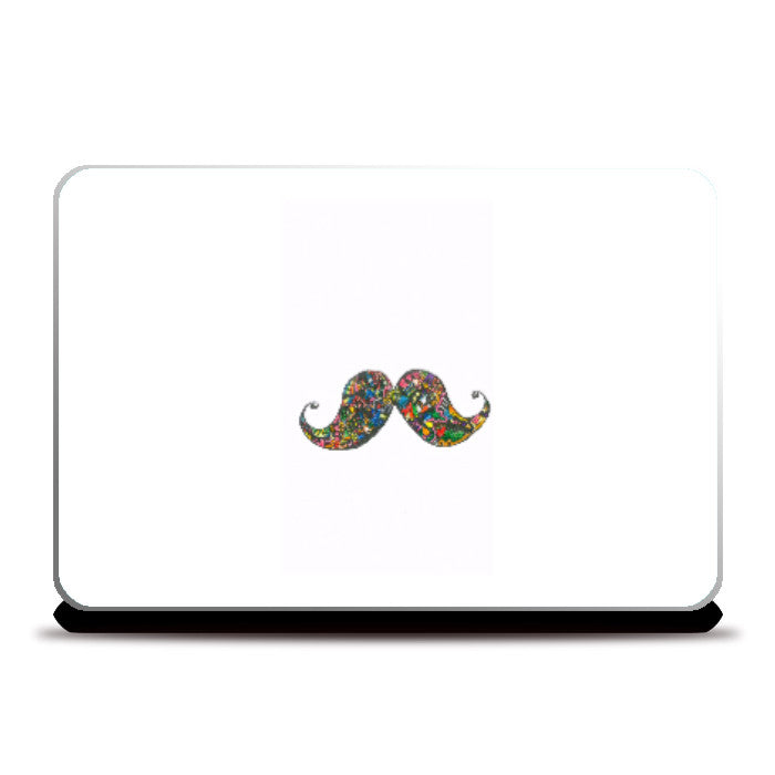 Laptop Skins, Moustache of life | artist : abhiveer, - PosterGully