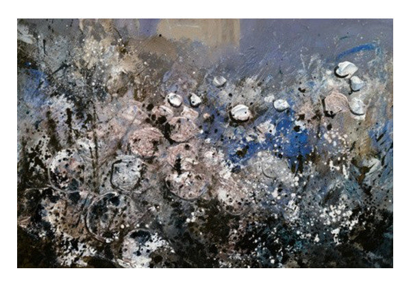 Abstract Flowers Art PosterGully Specials