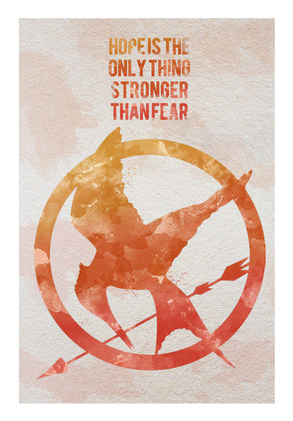 The Hunger Games quotes Wall Art