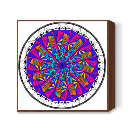 Kaleido Rangoli Square Art Prints