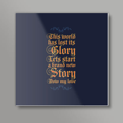 A new story Square Art Prints