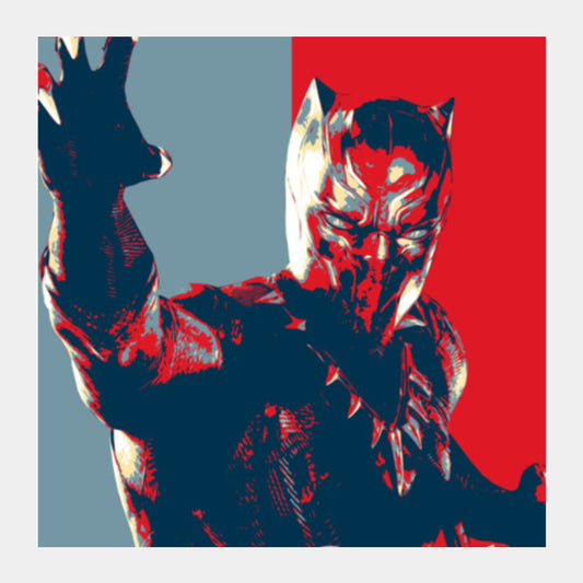 Black Panther: King Square Art Prints