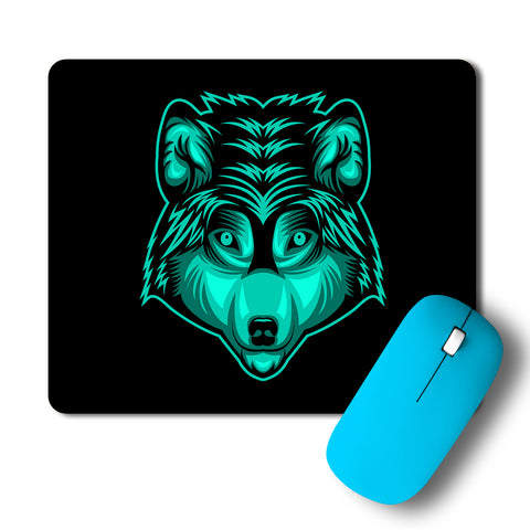 Wolf Head Artwork Mousepad