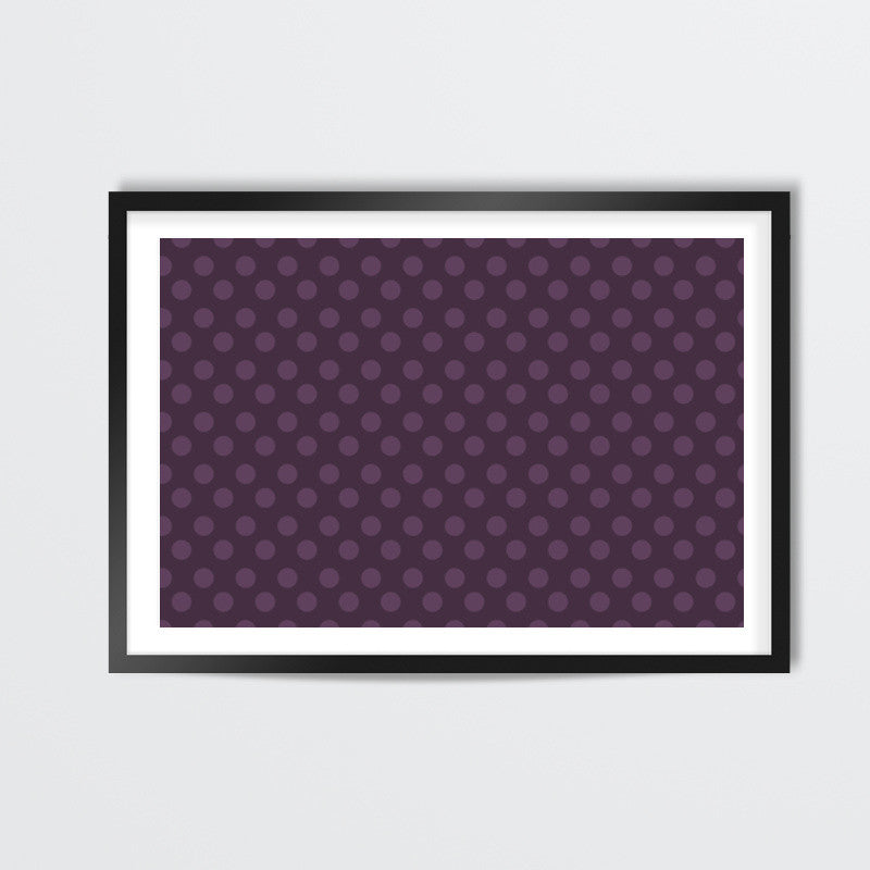 Purple Dots Wall Art