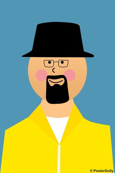 Wall Art, Walter Breaking Bad #minimalicons, - PosterGully