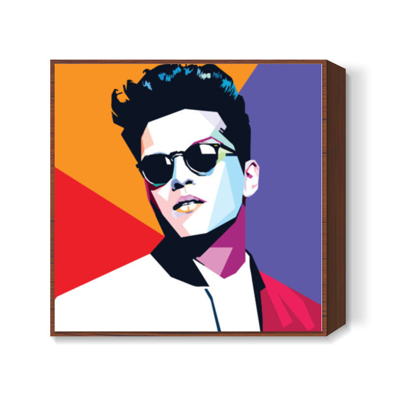 Bruno Mars Minimal Design Square Art Prints