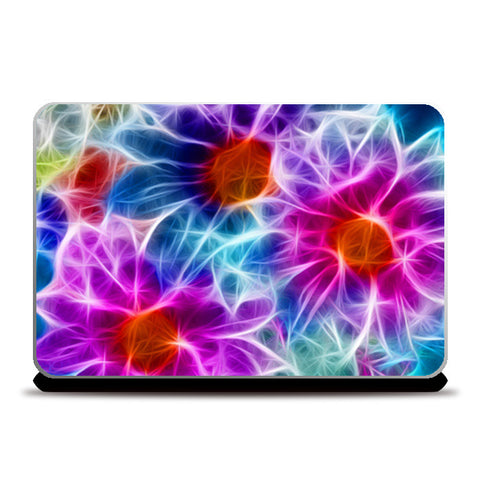 Sci-fi floral art Laptop Skins