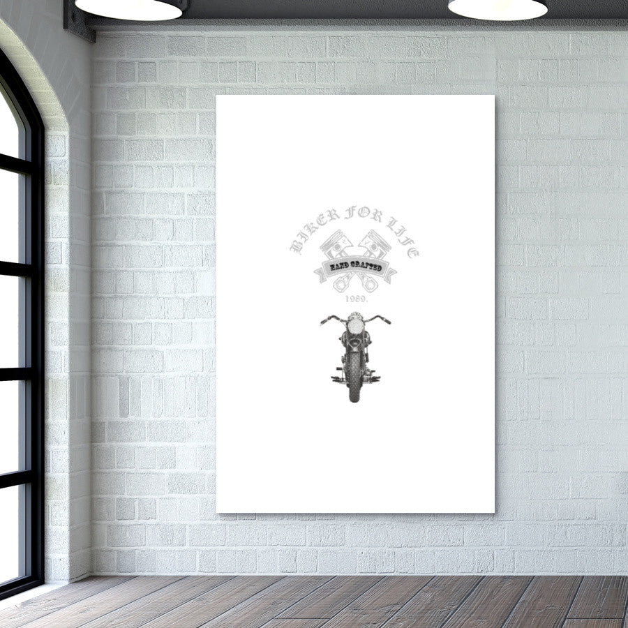 Biker For Life Wall Art | BoysTheory