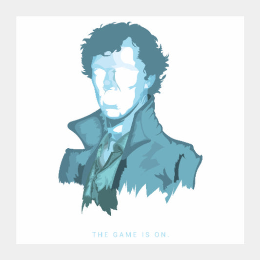 Square Art Prints, SHERLOCK | The game is on Square Art