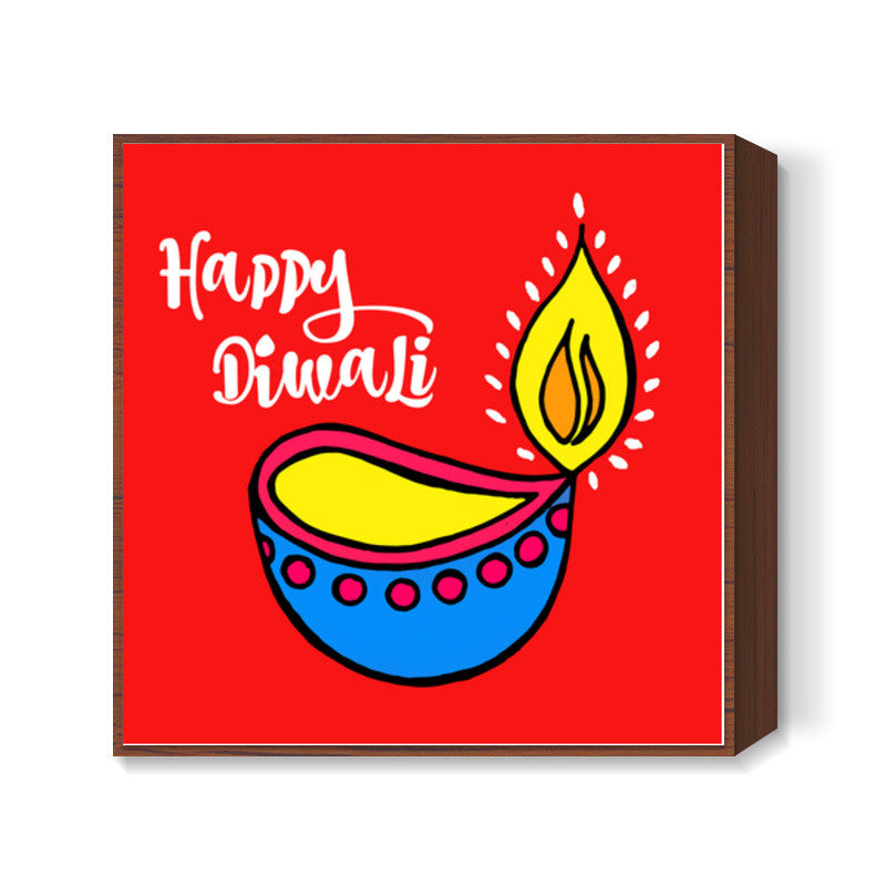 Diwali  Square Art Prints