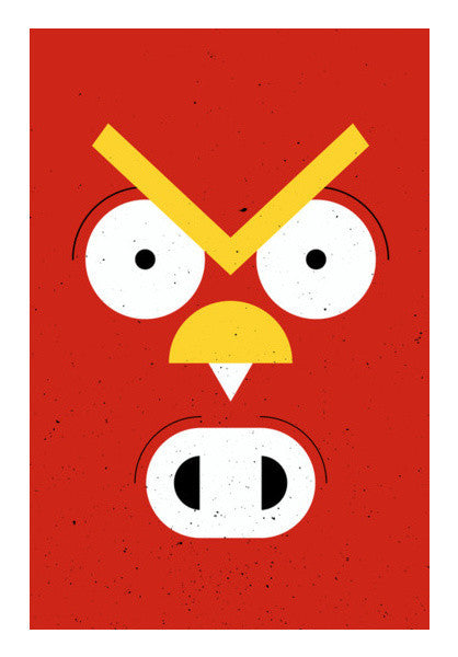 Geometric Aay Bird Art PosterGully Specials