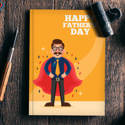 Dad in Superhero Dress | #Fathers Day special  Notebook