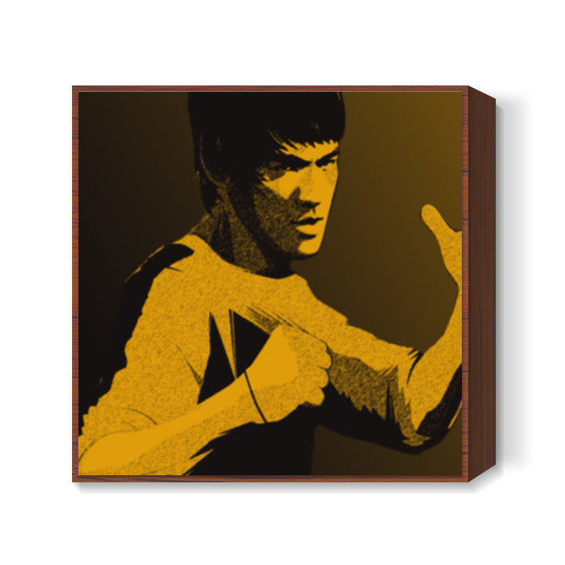 bruce lee Square Art Prints