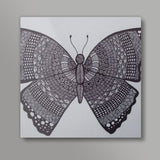 Zentangle Butterfly Square Art | Jasmine Kaur Lotey